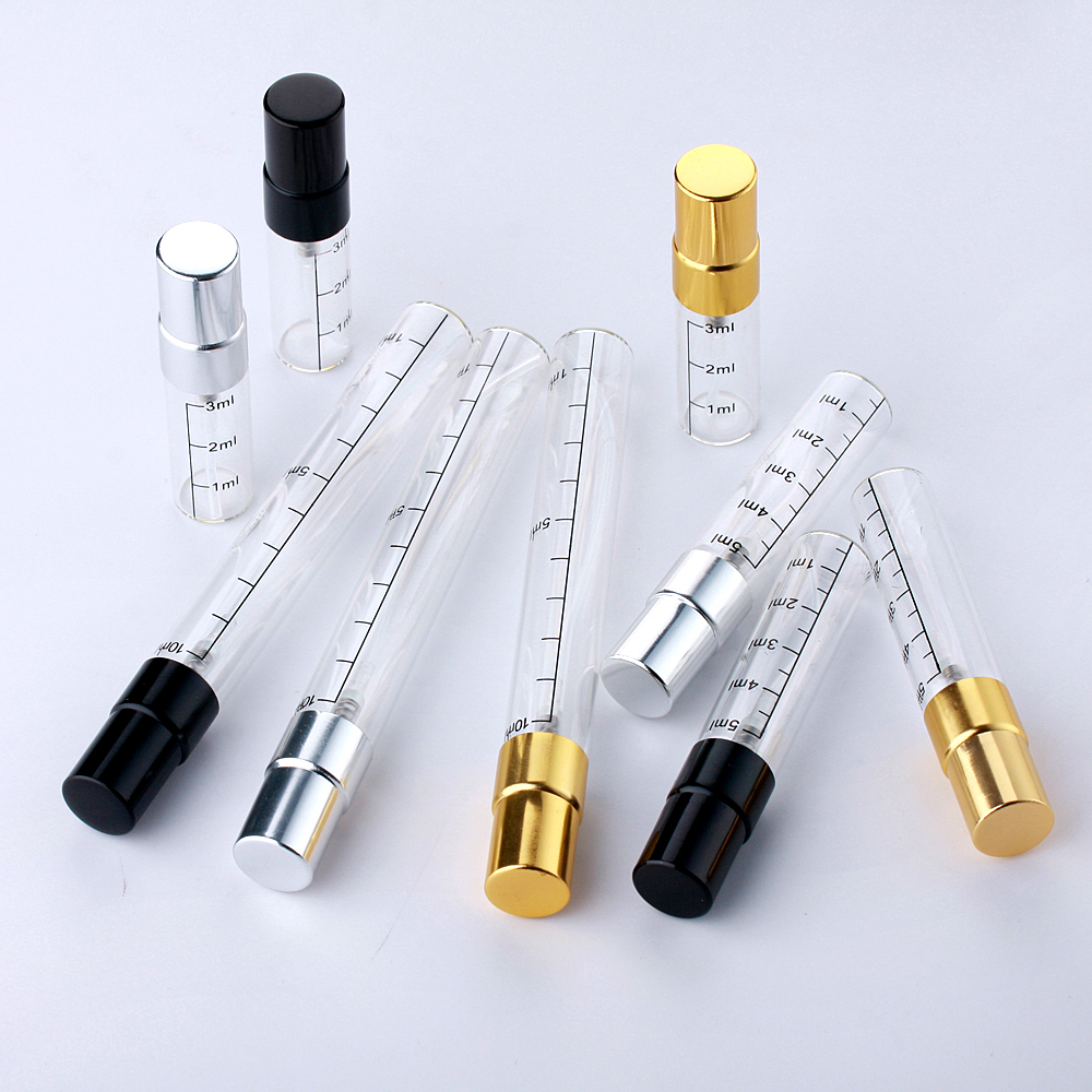 Perfume Fragrance Dispenser - 50/100pcs 10ml Fine Mist Spray Bottle