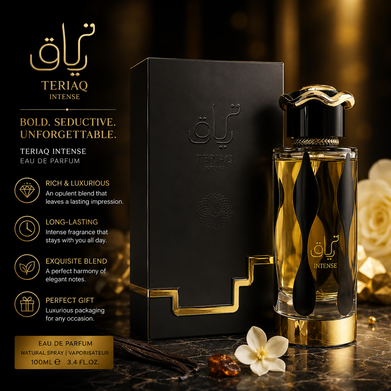 Perfume Fragrance Intense - TERIAQ INTENSE Eau De Parfum 100ml