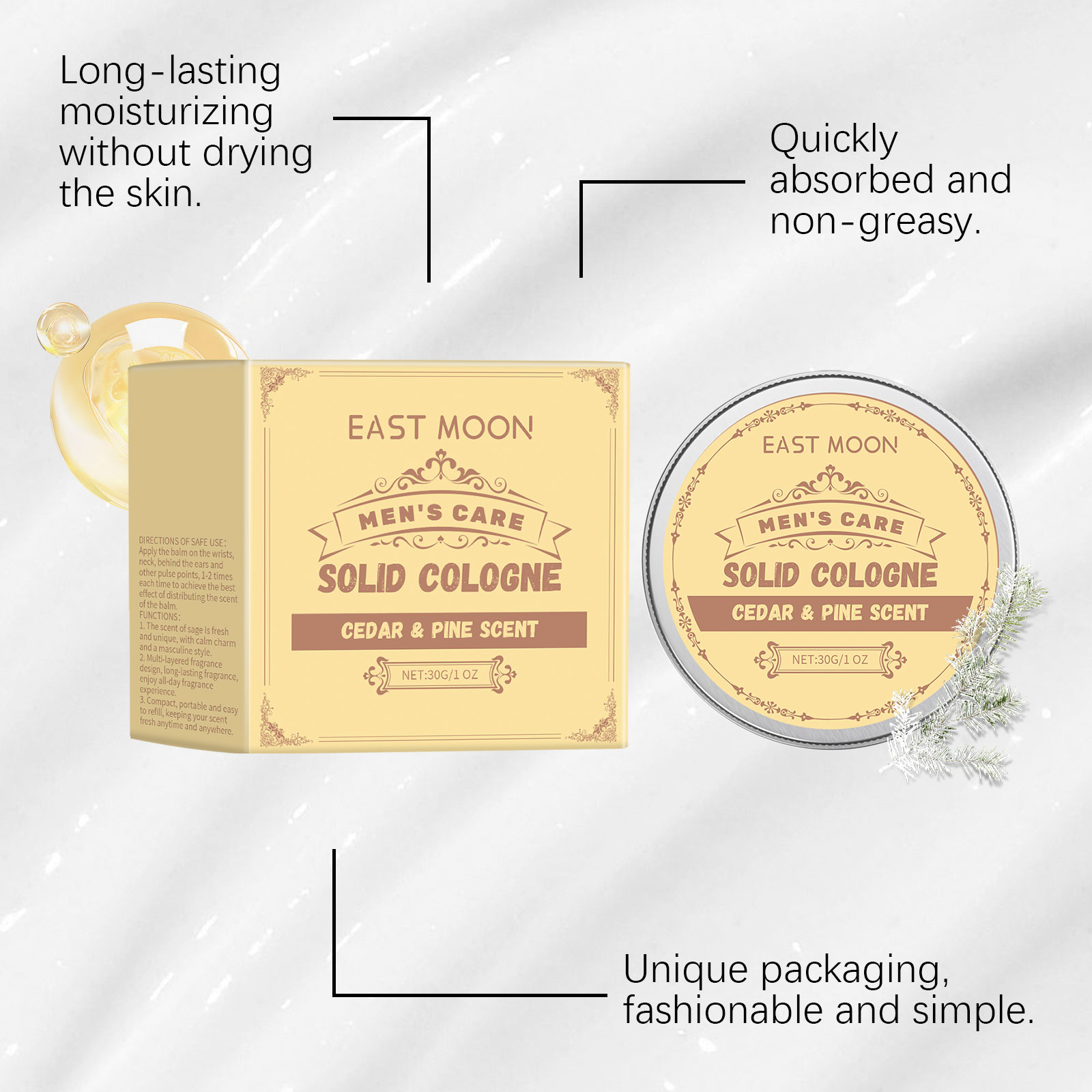 Cedar Wood Men's Solid Cologne - Perfume Fragrance List incelemesi ve fiyatı