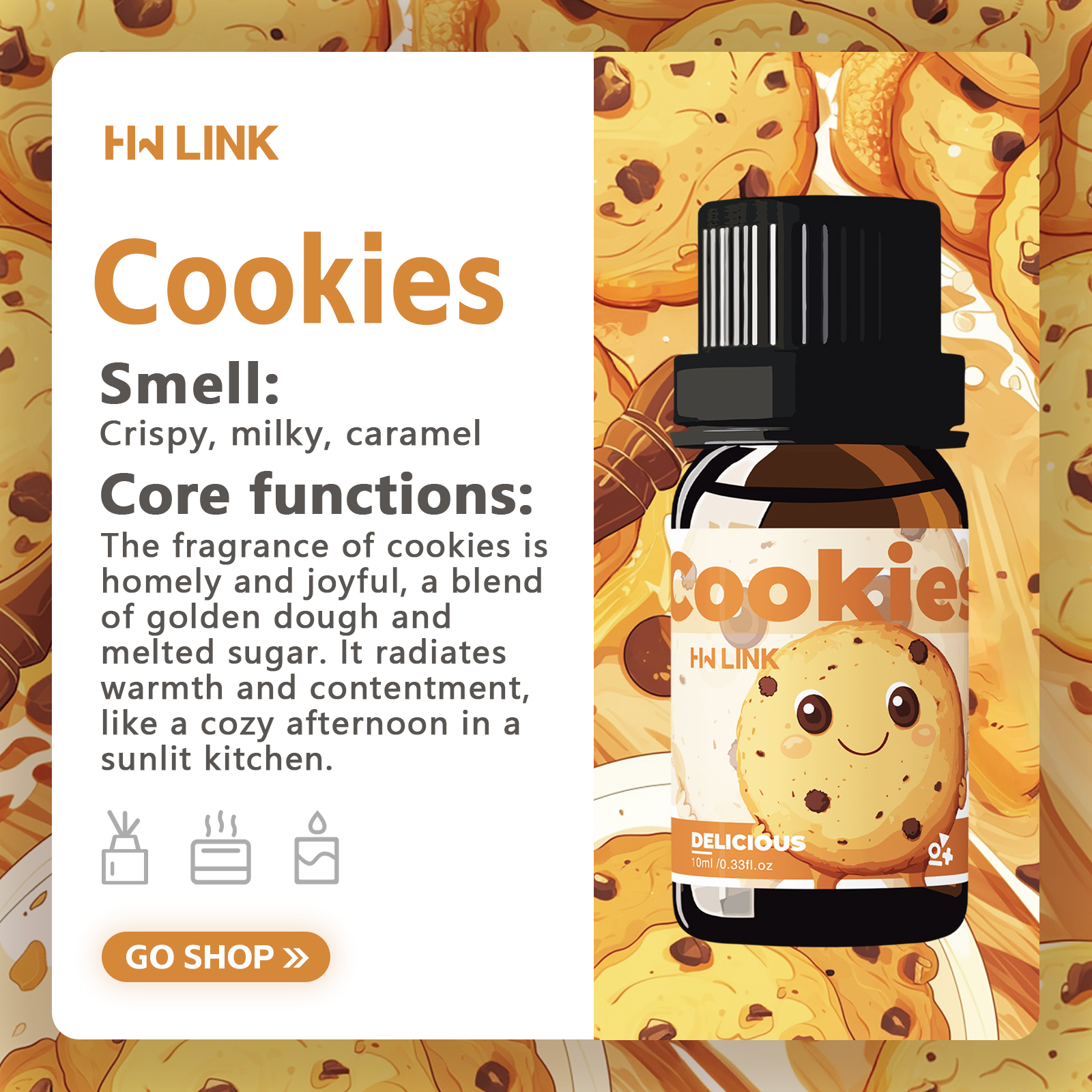 10ml Cookies Essential Oils Pe - Perfume Fragrance Mist incelemesi ve fiyatı
