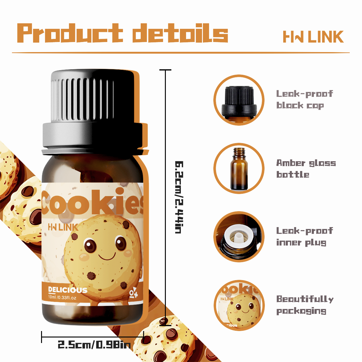 10ml Cookies Essential Oils Pe - Perfume Fragrance Mist incelemesi ve fiyatı