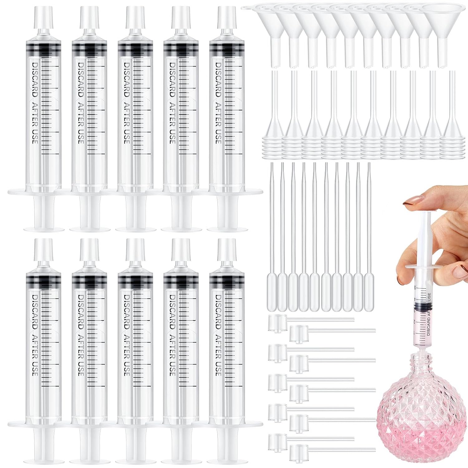 25/50PCS  perfume refill pump  - Perfume Fragrance Dispenser incelemesi ve fiyatı