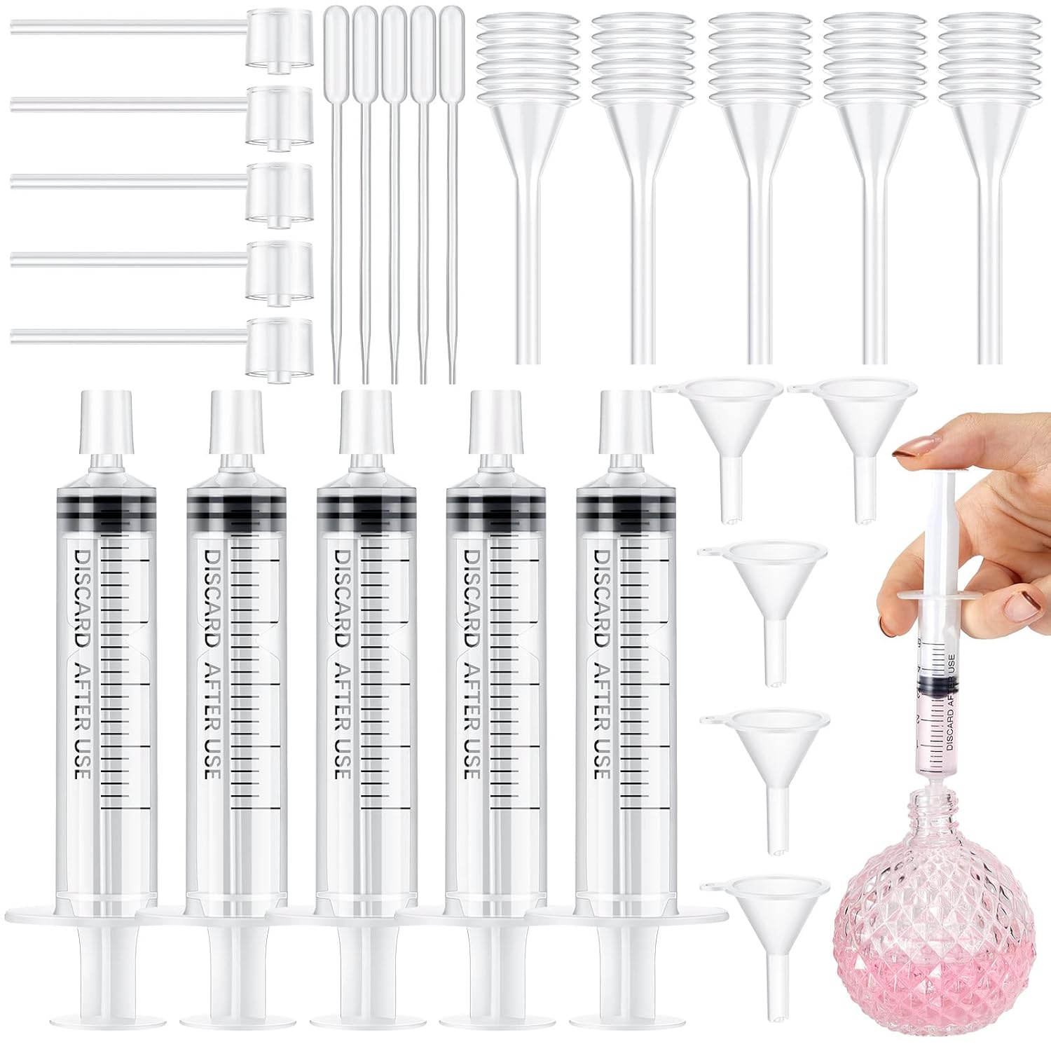25/50PCS  perfume refill pump  - Perfume Fragrance Dispenser incelemesi ve fiyatı