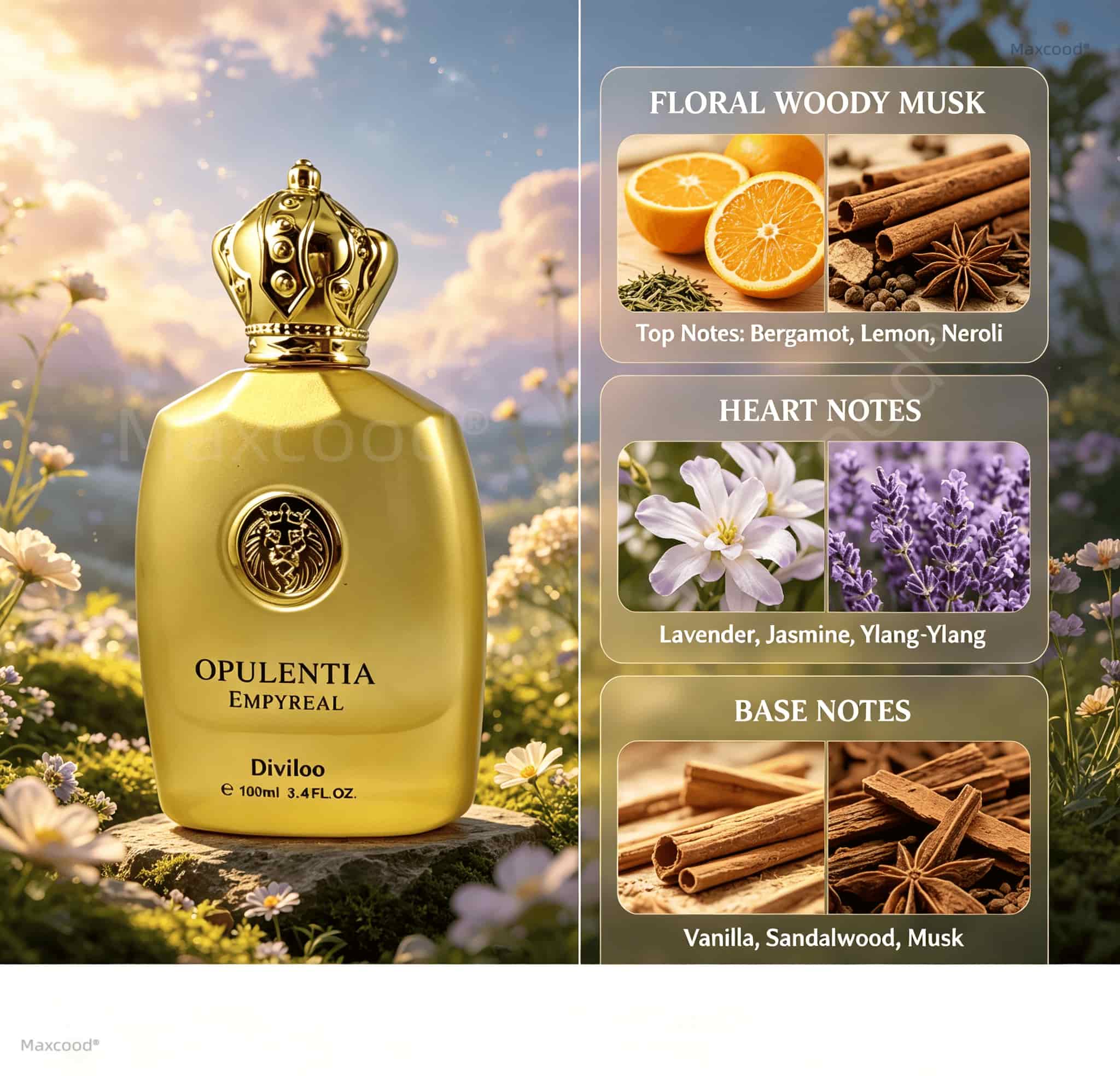 Floral, woody, and musky notes - Perfume Fragrance Perfume incelemesi ve fiyatı