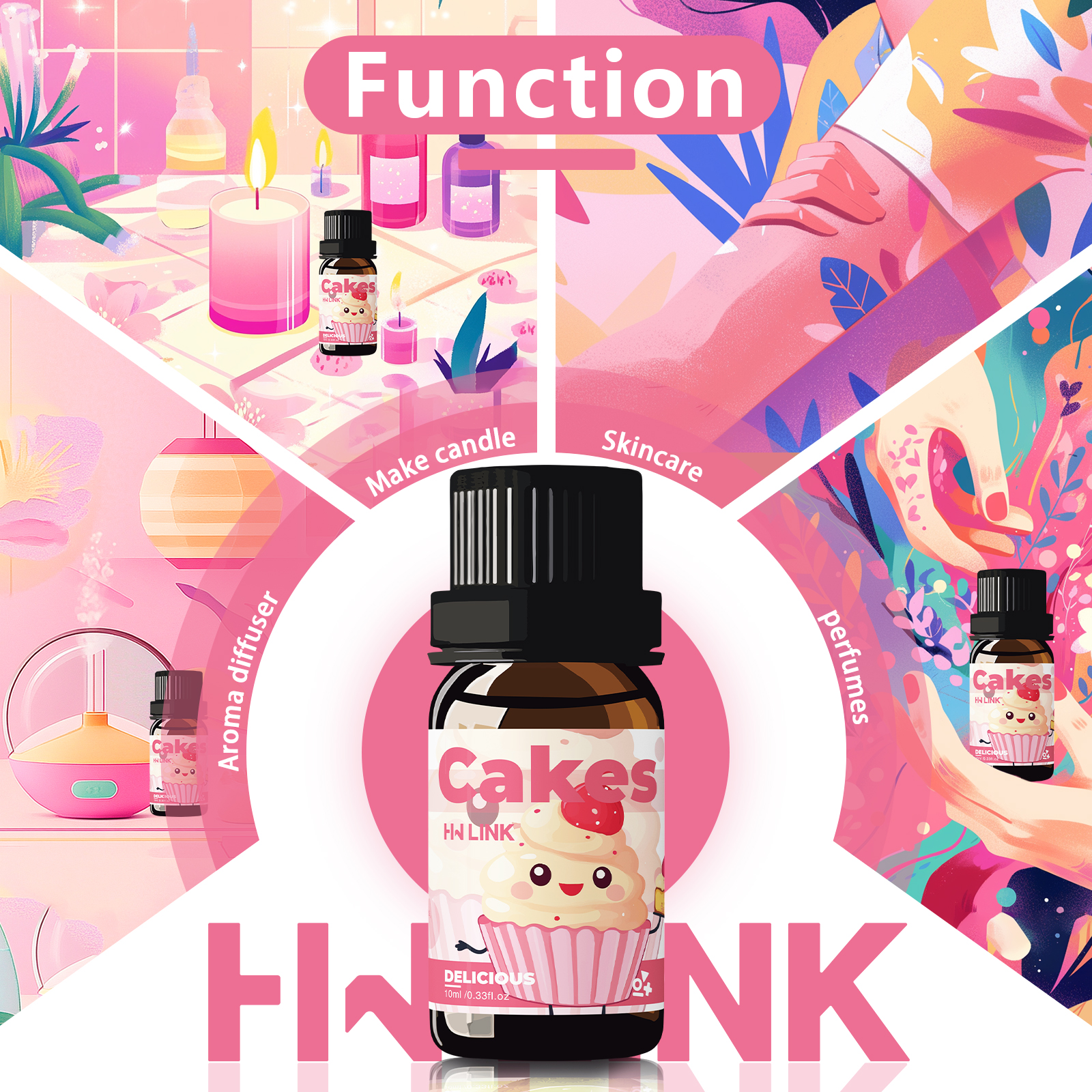 10ml Cakes Essential Oils Perf - Perfume Fragrance Mist incelemesi ve fiyatı