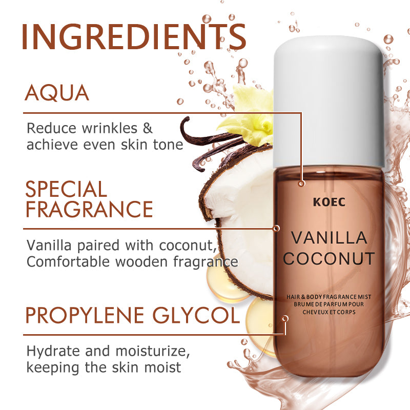 KOEC Vanilla & Coconut Fragran - Perfume Fragrance Mist incelemesi ve fiyatı