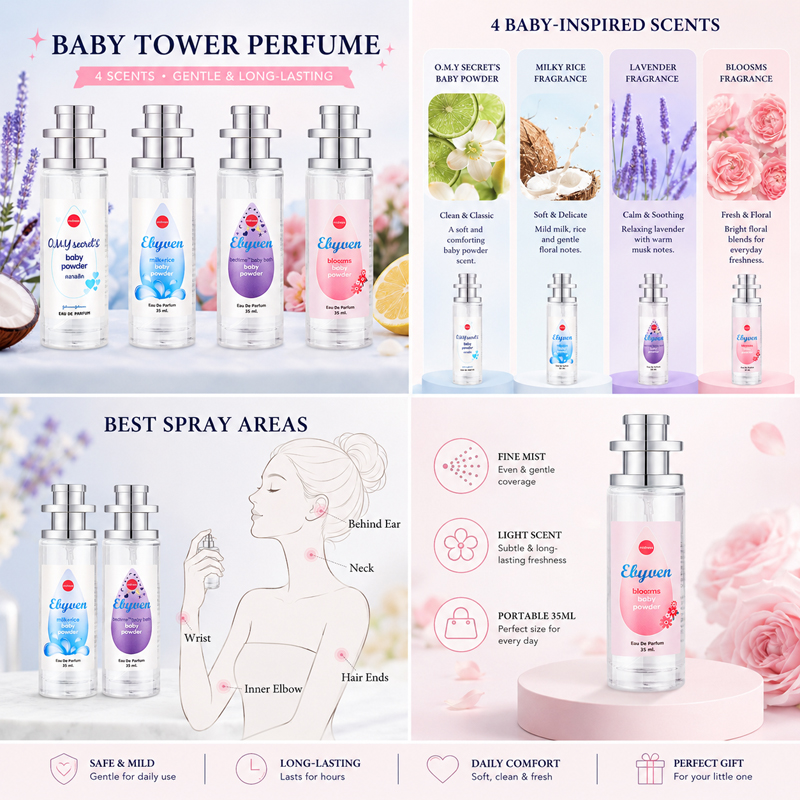 2ocs 35ml Baby Powder Perfume  - Perfume Fragrance Powder incelemesi ve fiyatı