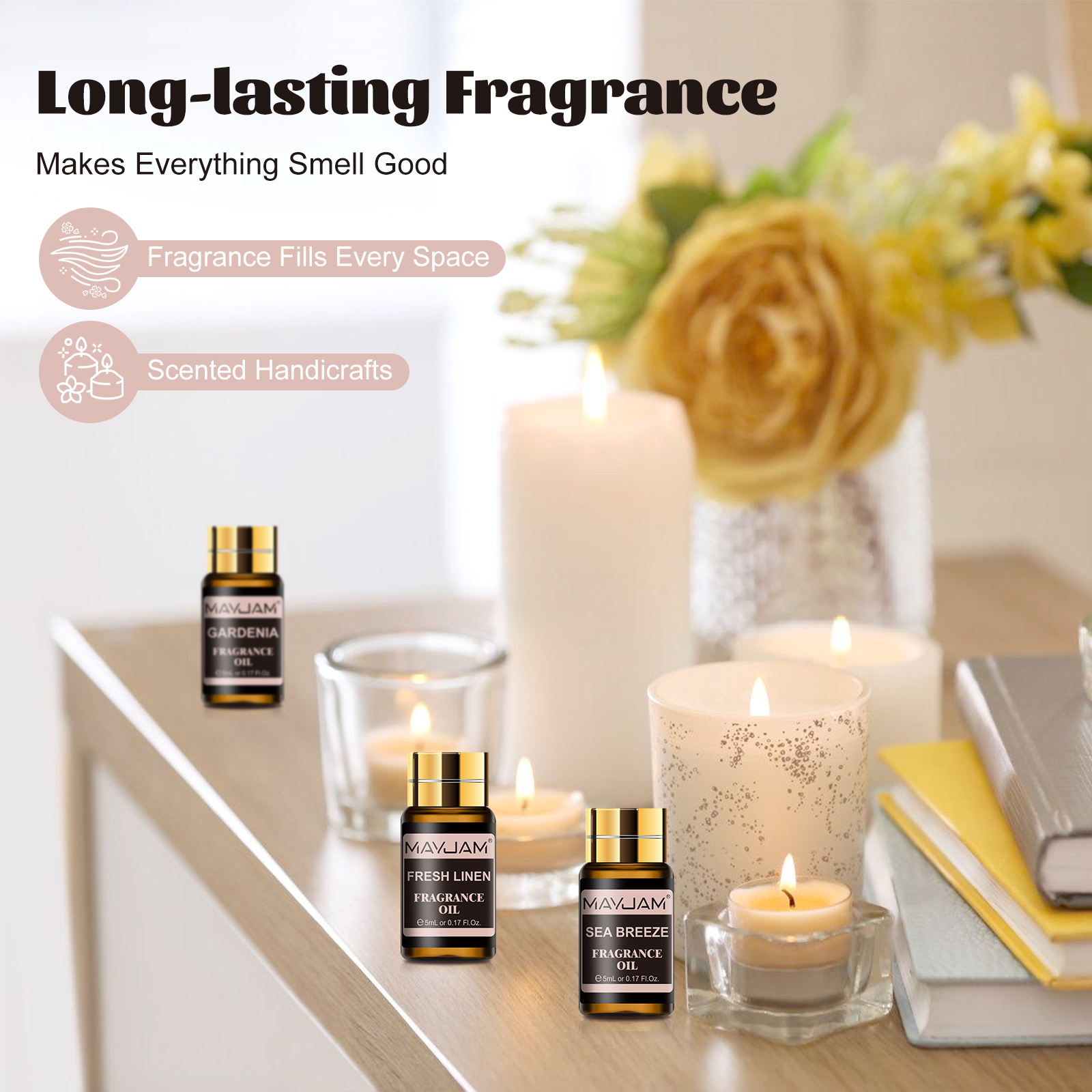 MAYJAM 20pcs Fragrance Oil Gif - Perfume Fragrance Powder incelemesi ve fiyatı