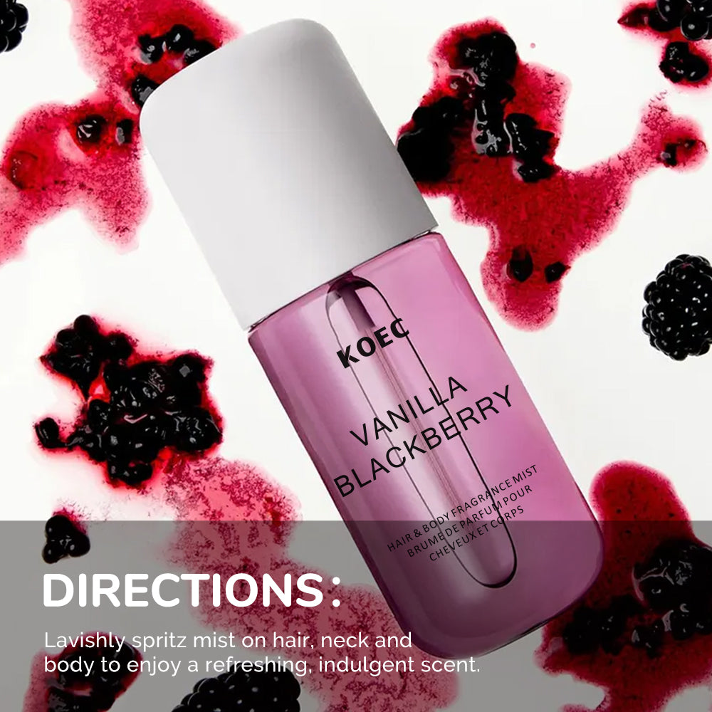 50ml KOEC Vanilla Blackberry F - Perfume Fragrance Mist incelemesi ve fiyatı